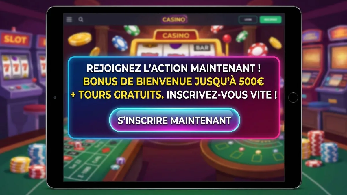 Inscription avec bonus